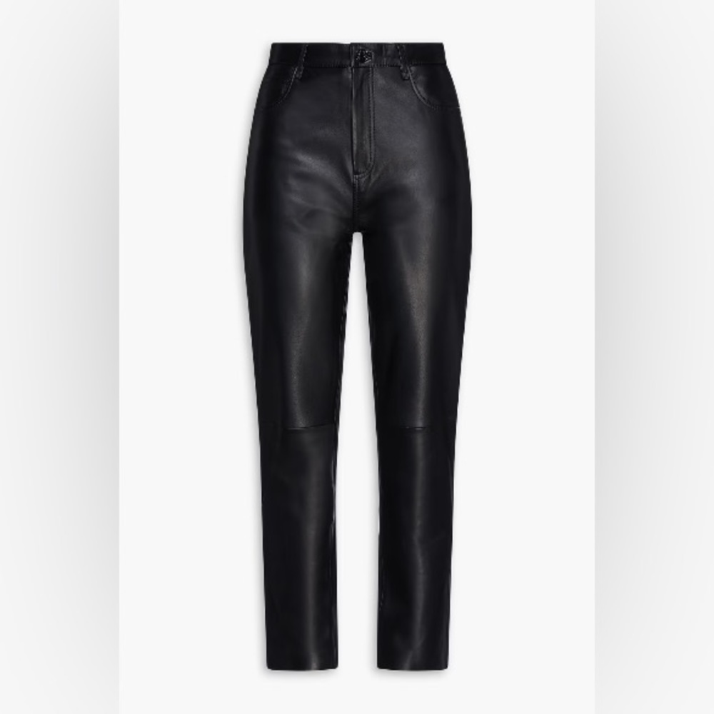 Brand New With Tags Sandro leather pants. Excellent quality material. Size 36.